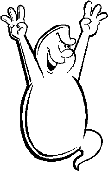 Girl Ghost Coloring Page Coloring Pages